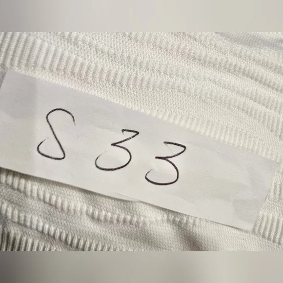 Aerie NWT Jacquard Halter One Piece Full Coverage Swimsuit White Size L Long - Picture 6 of 6